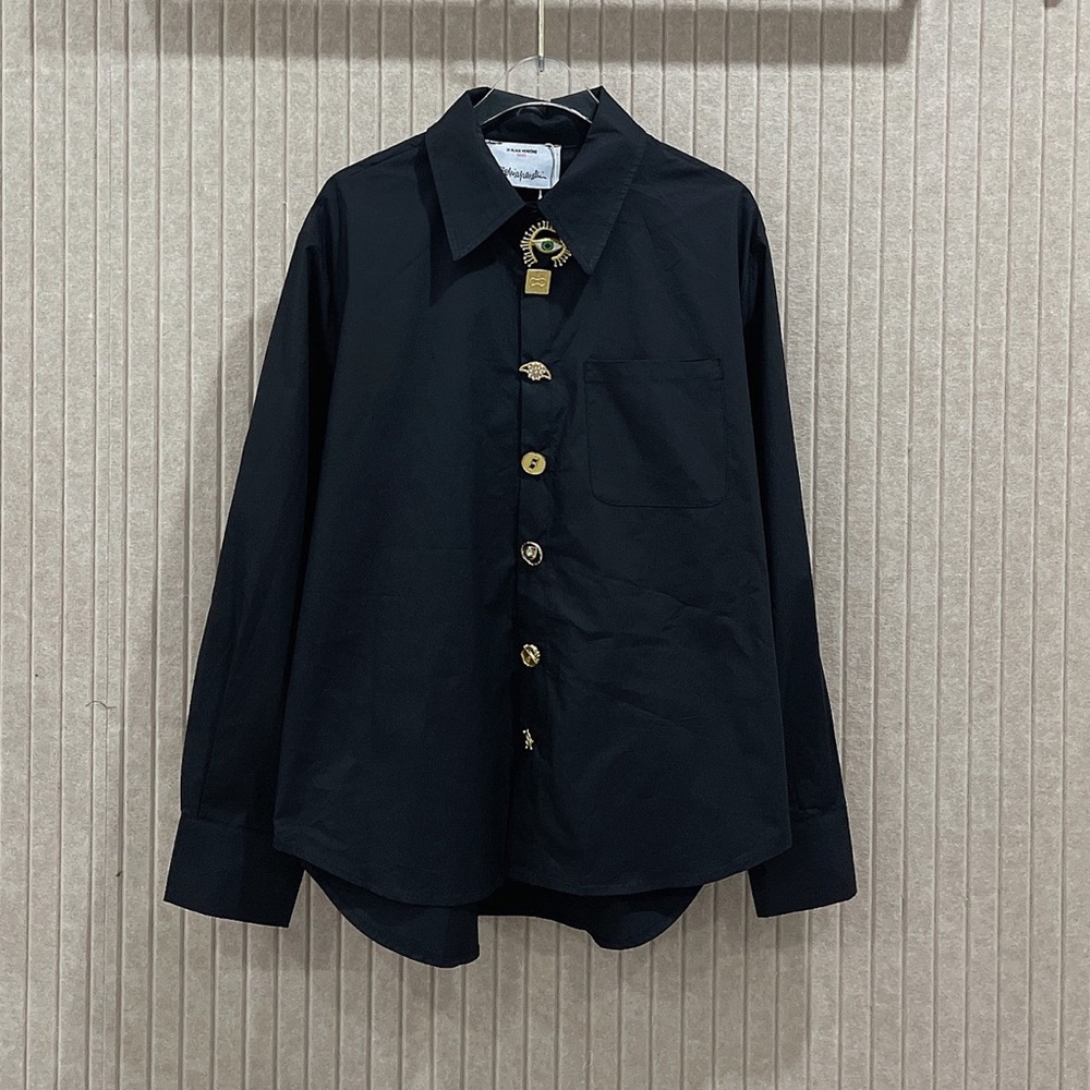 Elegant Black Button Down Shirt for Men